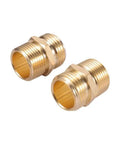 Brass Garden Hose Fitting Adapter 3/4 MHT To 3/4 MIP Or 1/2 FIP, forged copper, two pieces