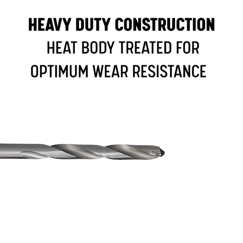 Five Eighths Inch Carbide Tipped Taper Length Drill Bit DWDTL Series For Beefy Long Reach Drilling Cast Iron Non Ferrous Metals