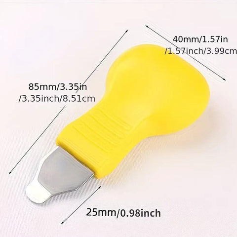 All In One Hand Tool Watch Repair Kit for Precision Back Cover Opening ergonomic grip yellow handle metal blade