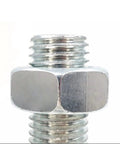 4 Adjustable Leveling Feet For Heavy Duty Machinery M16 Swivel Levelers With Galvanized Finish Built Tough And Stable For Home Office Workshop Restaurant And Industrial Equipment Easy To Install Durable Corrosion Resistant. Close-up of M16 galvanized threaded leveling foot
