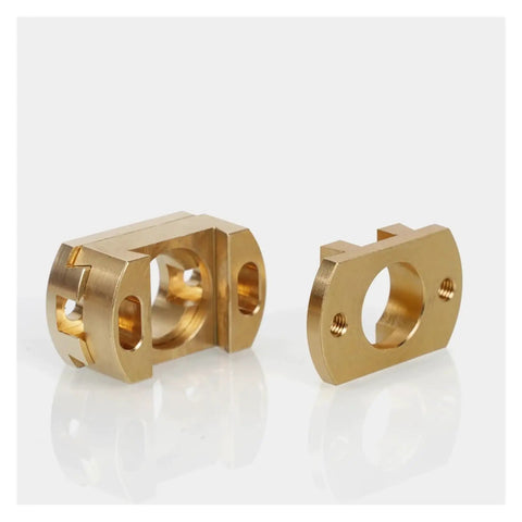 Upgrade Your 3D Printer With This Smooth Brass Oldham Coupling For Ender 3 V2 And CR10S Pro Make Z Axis Moves Way More Stable By Cutting Down Jams And Vibration On T8 Lead Screws, brass 8mm bore