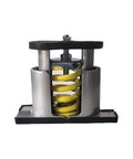 Heavy Duty Spring Loaded Shock Isolators For AC And HVAC Units, featuring yellow springs and a sturdy metal base.