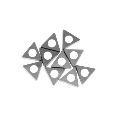 Triangular carbide inserts for Pro Grade Boring Head TBCT060104 TBCT090204 TBCT110304, replacement turning tips for brake lathe tools.