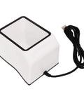 Fast 1D And 2D Barcode Scanner For Quick Mobile Payments And Desktop Use High Speed QR Reader With Accurate Decoding Durable ABS Construction White