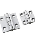 Heavy Duty Aluminum Alloy 120 Degree Limit Hinge For Industrial Machinery And Automation Systems, two sizes shown.
