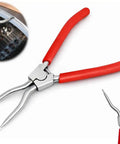 Pro Grade Spring Expansion Tool For Washer Tub Replacement From 2 Inches To 4.1 Inches with safe grip handle and metal prongs