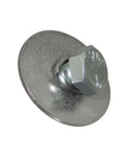 Rig Ready High Strength Clutch Mounting Bolts For Honda Clones Predator 97CC 212CC Fits Tecumseh Briggs Minibike Gokart 3 5Hp To 8Hp 10 Piece Pack Silver close-up view of one silver clutch bolt with flat washer