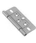Rotating Concealed Door Hinges For Cabinets And Wardrobes, Heavy Duty Iron Flat Hinge 1Pc, shown at an angle with mounting holes
