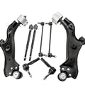 Lower Control Arm Suspension Kit With Ball Joints Sway Bar Links And Tie Rods For Chevrolet Equinox And GMC Compatible With Parts 15779960 15779961 Automotive Replacement Control Arm Bushing Kit