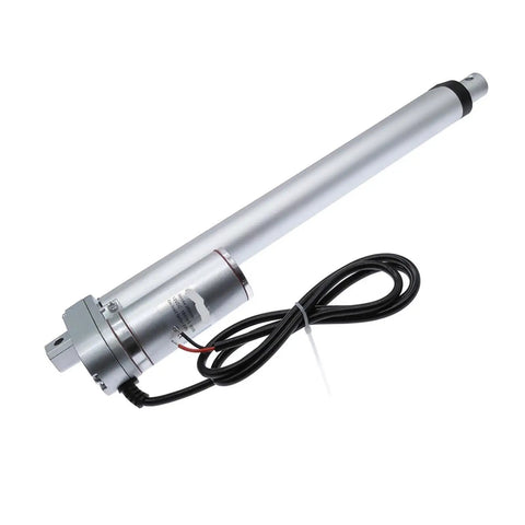 Heavy Duty Electric Linear Actuator 12V 24V DC Motor delivering hella smooth 400 MM stroke with robust silver housing.