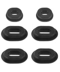 12 Pack Side Cover Grommets Kit For CG125 Rubber Grommet Set Replacement For Your Ride Classic Motorcycle Side Covers Durable Rubber Seals For CB100K CL100S SL100K XL100 CB125S CT125 TL125 XL125 CB200K CB200T And More. Black rubber side cover grommets, 12-pack, oval shape