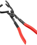 weyleity exhaust hanger removal tool with red-handled pliers and curved fork jaw for muffler hangers