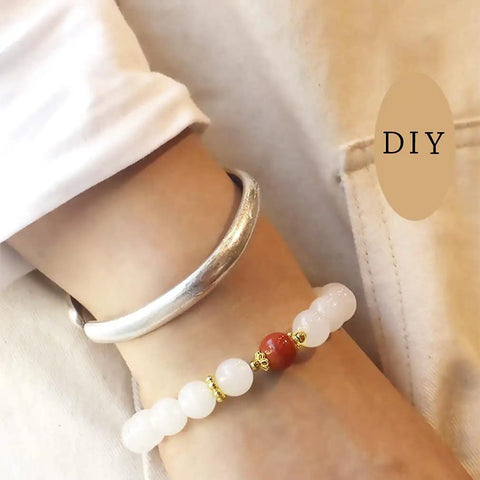DIY bracelet with Silver Flower Shape Septal Beads 1200Pcs Daisy Spacers CCB for jewelry making on wrist