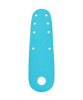 Roller Skate Toe Guards Flat Toe Protectors One Hundred Percent Australian Leather Siren Red Pair For Derby And Speed Skating Extends Skate Life Not Compatible With Bolt On Toe Stop Plates shown in blue.