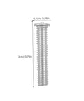 Top Picks For Car Body Repair Welding Studs 50 Pack 4mm Metal Pulling Pins For Dent Removal And Bumper Fixing Universal Fit detail