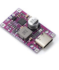 Top Shelf 2S 3S Lithium Battery Charger Module with USB Type C input, compact design for easy integration in builds.
