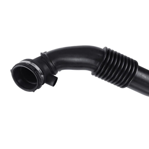 Quality Air Inlet Hose Assembly Replacement For Repair Shops DIY Car Owners Ribbed Curved Body Side Port Engine Bay Service Upgrades Easy Install Single Hose Package Built Tough Rock Solid Save Labor Fix It Yourself Today, black ABS metal
