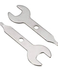 Two Pack Stainless Steel Collet Wrench Keys For Rotary Tools Three Eighths Inch Nut Spanner Precision Engraving Tool Set