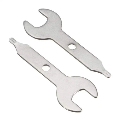 Two Pack Stainless Steel Collet Wrench Keys For Rotary Tools Three Eighths Inch Nut Spanner Precision Engraving Tool Set