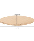 Beech wood biscuit joint with measurements, part of Pro Grade Solid Wood Jointer for Professional Woodworking and DIY Projects.