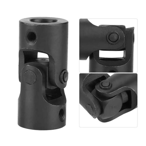 Rotatable Universal Joint Shaft Coupling 0.5x0.9x2.2 Inch Metal U Joint for Motor Linkage DIY Projects Machinery High Strength Connector