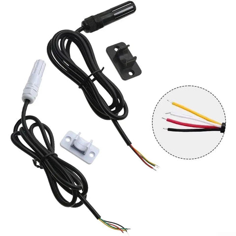 All In One Pro Grade Temperature Humidity and Pressure Sensor I2C Stainless Steel Waterproof Module with cables and connectors
