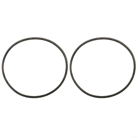 Two Pack 5M375 Lathe Drive Belt For Mini Metal Lathes Straight Swap Replacement Built Tough With Killer Shock Absorption For Smooth Silent Run And Heavy Duty Grip On 38 Mm Bore Models
