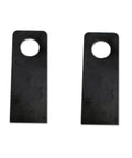 2 Pack Beefy Rectangle Weld On Steel Ramp Gate Holders For Trailers Heavy Duty Trailer Hinge