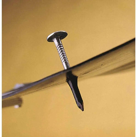 Metal roofing nail used with Gotta Have This Top Grade Ice And Water Shield Roofing Underlayment Self Adhered Membrane.