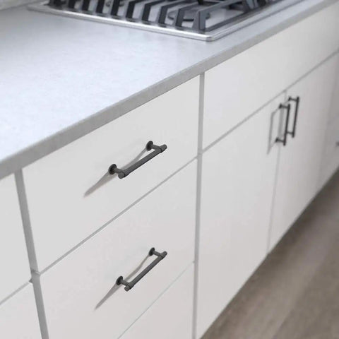 10 Pack Cabinet Handles 4 Inch Hole Center Pulls Soft Iron Hardware For Kitchen Cabinets Drawers Dressers And Furniture Built Tough To Last