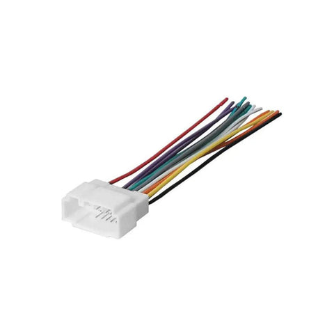 Honda Civic 1999 To 2000 In Dash Mounting Kit 3 Item Bundle wire harness for car stereo installation with DIN connectors