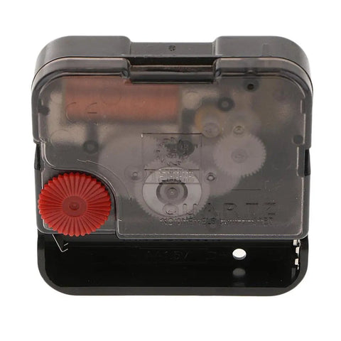 Diy Wall Clock Movement Replacement Kit With Silent Sweep Movements No Hands Needed Black 8.9mm Shaft No Thread Includes Two Movements