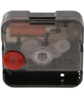 Silent Clock Movement Kit For DIY Wall Clocks Black 8.9mm No Thread Shaft with quiet sweep mechanism displayed