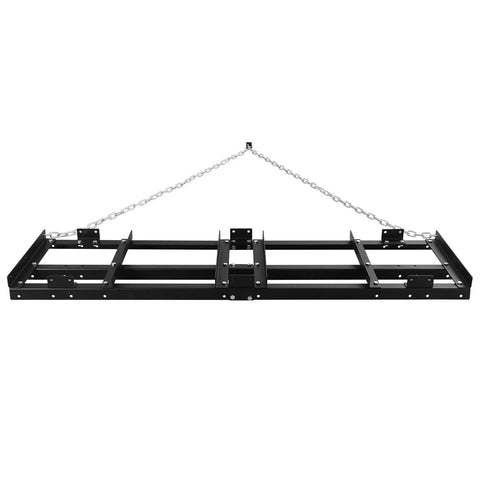 Heavy Duty 6Ft Drag Harrow Driveway Grader With 16Ft Chain in powder-coated steel for ATVs, UTVs, tractors, and mowers
