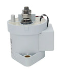 Heavy Duty 12V 1000A High Voltage Contactor Relay For Electric Rides With No Drama Plug And Play Wiring And Rock Solid Build Quality For New Energy Drives, side view showing terminals.