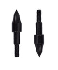 Pro Grade 100 Grain Field Points For Target Practice And Hunting Arrows, Stainless Steel Screw In Field Tips, visible front view.
