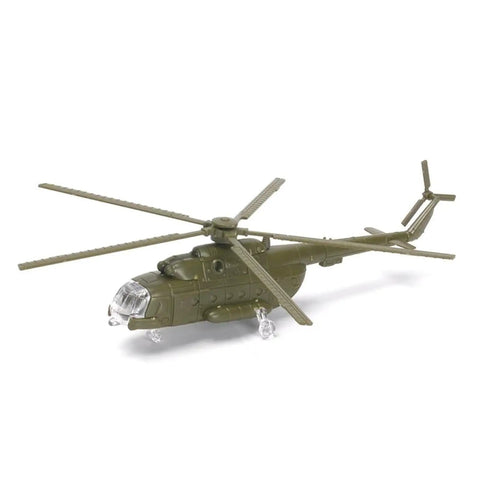 Must-Have 8 Piece 1/144 Scale Aircraft Model Set For Static Display And Easy Assembly Without Glue, military helicopter model