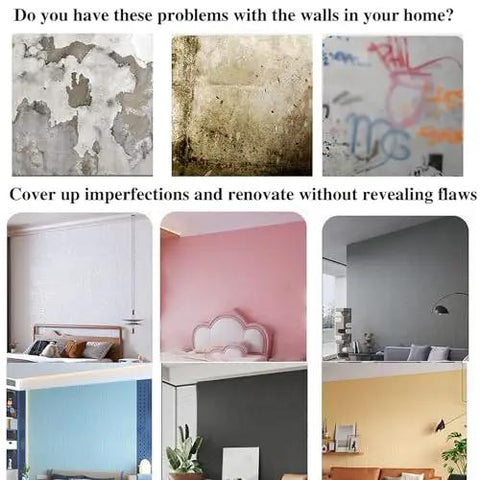 Heavy Duty Gray Self Adhesive Wallpaper Roll With Aluminum Foil Backing For Interior Walls Heat Cold Mold Resist Easy Cleanup No Fuss Removable Wallcovering 50 Cm X 70 M Long showcased covering wall imperfections.