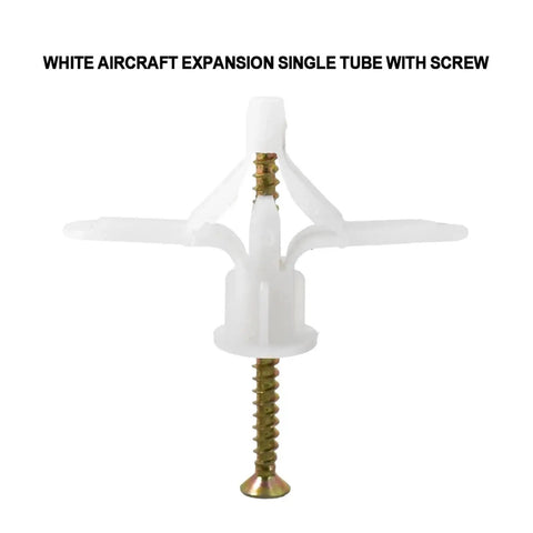 Heavy Duty Plastic Expansion Drywall Anchor Kit with self drilling screw for gypsum board hollow brick and fiberboard walls