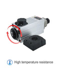 Air Cooled CNC Spindle Motor With Ceramic Ball Bearings 6 kW 220V 380V 400 to 800 Hz High Speed Milling Spindle For Machines