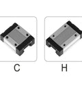 High Precision Miniature Linear Rail Slide Kit With C Carriage 100mm To 500mm Travel Black Finish Smooth Low Friction Guide Rail System