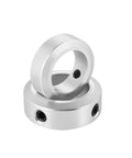 Heavy Duty Aluminum Alloy Fixed Locking Limit Ring Shaft Collar Retainer Clamping With Screws Adjusts 6 To 30mm Dia for shaft stop