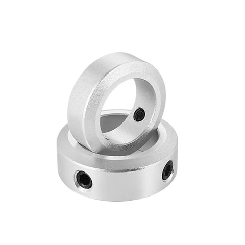Heavy Duty Aluminum Alloy Fixed Locking Limit Ring Shaft Collar Retainer Clamping With Screws Adjusts 6 To 30mm Dia for shaft stop