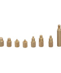 Brass Threaded Soldering Iron Tips Heat Set Inserts, Pressure Heads For 3D Printer Accessories, Interchangeable With Common 936 Tips