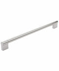 Avellino Collection Slick Brushed Nickel Cabinet Handle 11 3 8 Inch Center To Center Bar Pull For Kitchen Cabinets Bathroom Vanity And Dresser Drawers Modern Drawer Pull 1 Pack