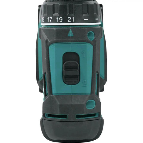 Close-up of gear settings on the 18V LXT Compact Cordless Two Piece Combo Kit with One Half Inch Drill Driver and Impact Driver