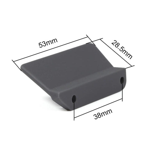 Rock Sliders Angled ESC Tray for Poizd LCG Chassis Comp Rigs 3D Printed Upgrade Parts With 12 Degree Tilt Mounts black resin