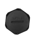 Nylon Closure Plug Set 10 Pcs NPT Half Inch Black Weatherproof Nonmetallic Round Cover Flame Retardant Waterproof Dustproof Corrosion Resistant