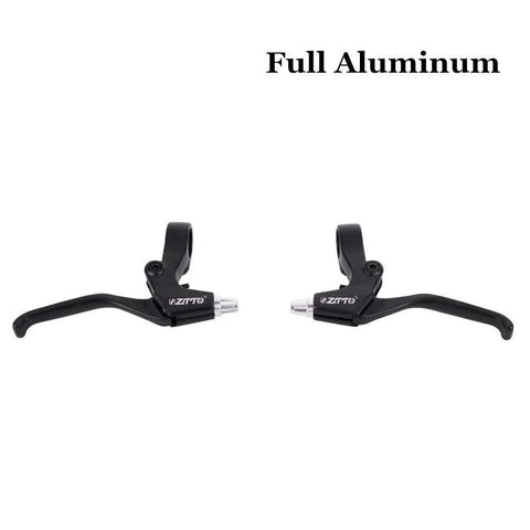 Beefy Aluminum Alloy Bike Brake Levers 2 Pack Compatible With Caliper Side Pull V Brake And Disc Brakes Fit Most Bikes Lightweight Yet Durable