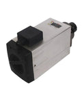 Heavy Duty 12KW Air Cooled Spindle Motor Crafted As A Rock Solid Workhorse With Brushless Power For No Sweat CNC Routing And Killer Cutting Precision On Industrial Routers And Milling Equipment, showcasing aluminum housing and cooling system.